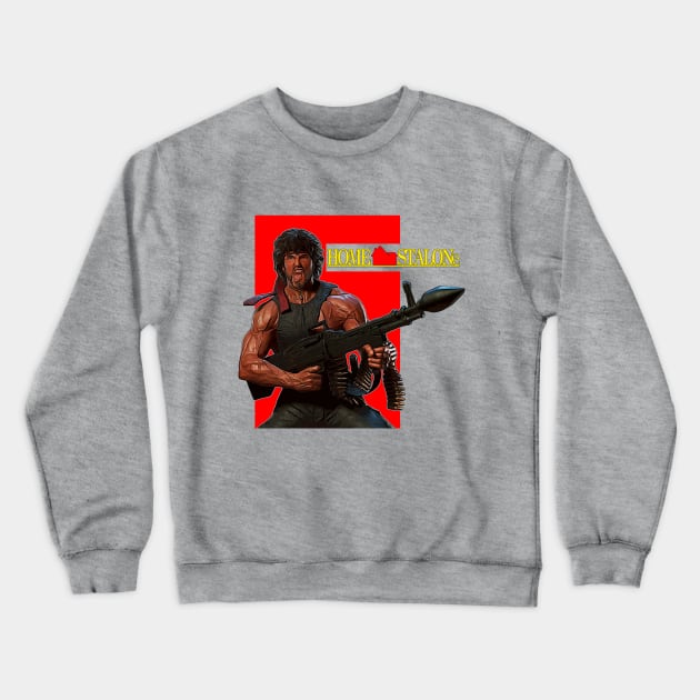 home stallone Crewneck Sweatshirt by arxitrav